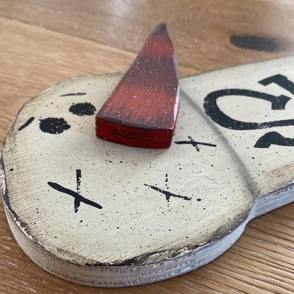 SNOWMAN SNOW wood sign CUTE ⛄️ - Picture 2 of 8